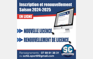 Licences 2024-2025